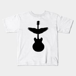 Flying Guitar-2 Kids T-Shirt